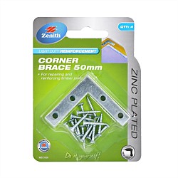 Zenith 4 Pack Zinc Plated Corner Brace 