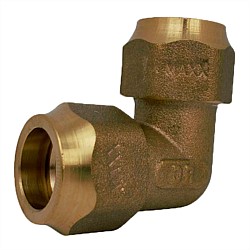 Plumb It Brass Elbow Male With Crox Nuts