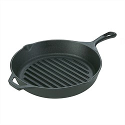 Lodge Preseasoned 26cm Cast Iron Grill Pan