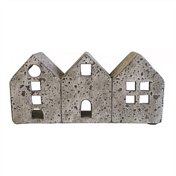 Terracotta Houses Candle Holder