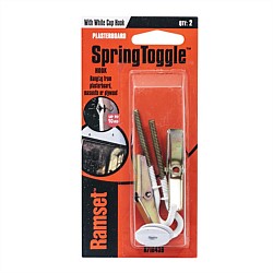 Ramset Spring Toggle With Cup Hook 2Pk