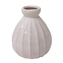 Large Crackle Ceramic Vase