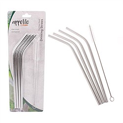 D.Line Stainless Steel Bent Drinking Straws