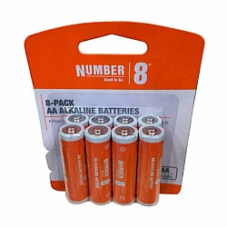 Number 8 Alkaline Batteries