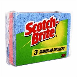 3M Triple Pack Scotch-Brite Standard Sponge