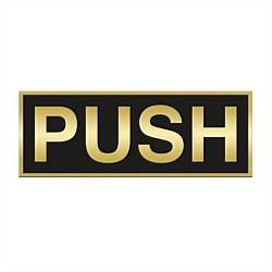 Markit Graphics Deluxe Push Sign