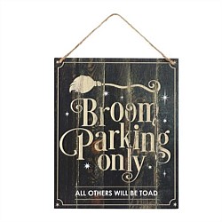 Broom Parking MDF Sign