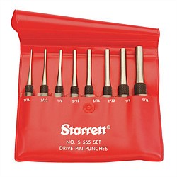 Starrett 565 Drive Pin Punch Set