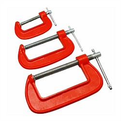 Number 8 G Clamp Set 3pce