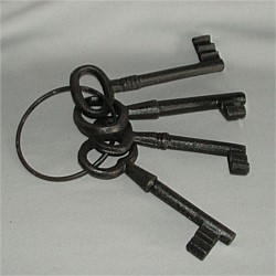 Cast Iron Key Set