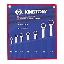 King Tony 7pc Combination Metric Speed Wrench Set