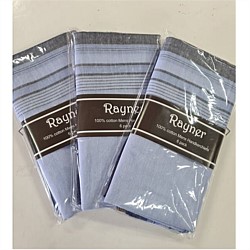 Rayner Mens Cotton Handkerchiefs 6pk