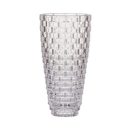 Basket Weave Glass Vase