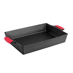 Lodge Roasting Dish With Silicone Grips