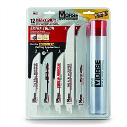 Morse Heavy Duty Assorted Reciprocating Blade Kit