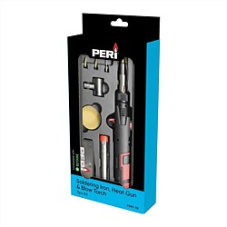 Peri Soldering Iron Heat Gun & Blow Torch Kit