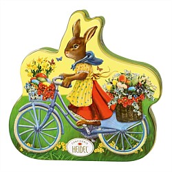 Heidel Bicycle Easter Tin With Chocolate