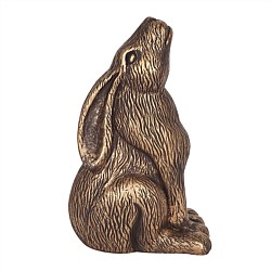 Bronze Garden Moon Gazing Hare