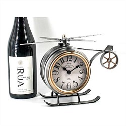 Decorative Antique Helicopter Clock