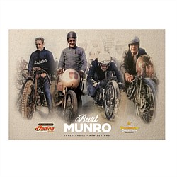 E Hayes Motorworks Original A2 2023 Burt Munro Poster